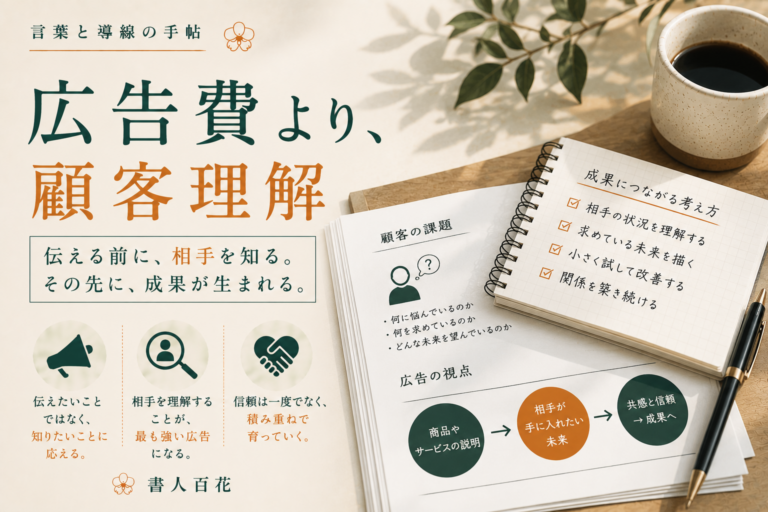 広告費をかけても反応が出ない会社に共通していること
