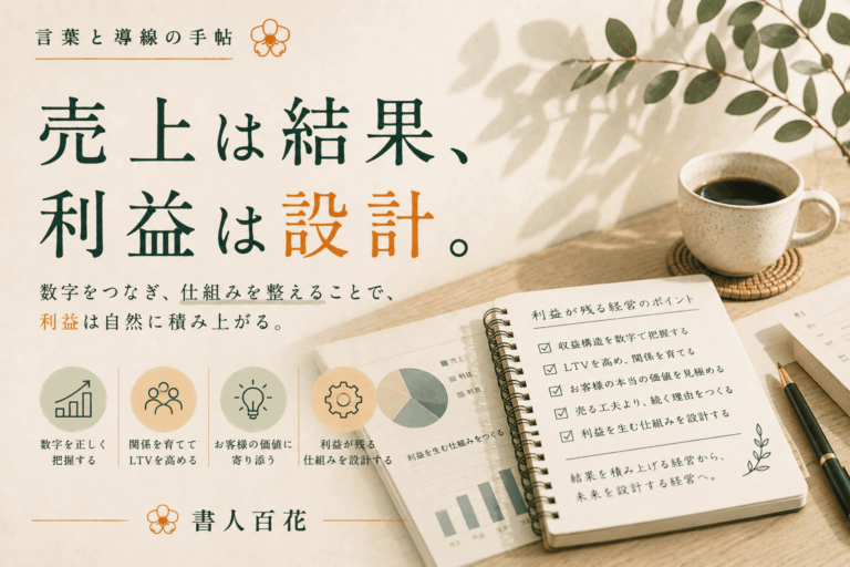 商品力だけでは利益は残らない。その理由とは
